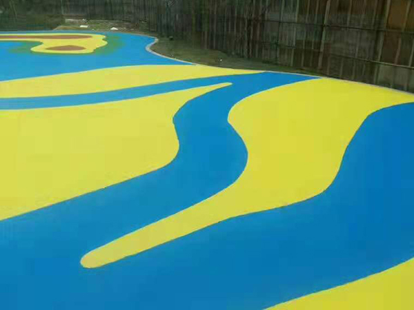 河南洛陽幼兒園塑膠地坪